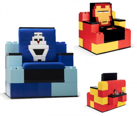 LEGO-face1 et 2 Leader de fabrication de fauteuils cinéma, théâtre ...Loge Vip Espace philippe noiret les clayes sous boisV2 v2