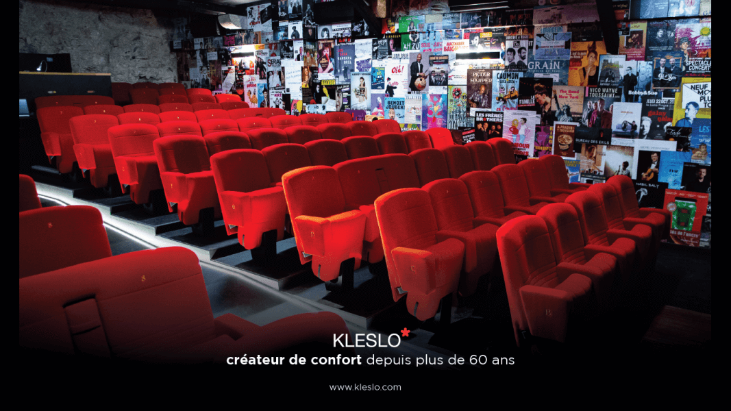 Kleslo - Plaquette de presentation de la societe- Leader de fabrication de fauteuils Cinéma